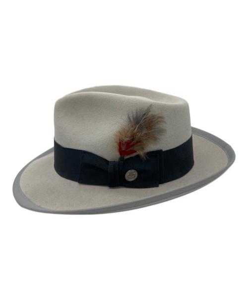 STETSON（ステットソン）STETSON (ステットソン) 150周年 ウールハット グレーの古着・服飾アイテム