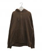 LOOPWHEELER×BEAMSループウィラー×ビームス）の古着「プルオーバーパーカー」｜ブラウン