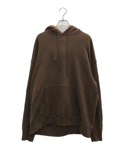 LOOPWHEELER（ループウィラー）LOOPWHEELER (ループウィラー) BEAMS (ビームス) プルオーバーパーカー ブラウン サイズ:XLの古着・服飾アイテム