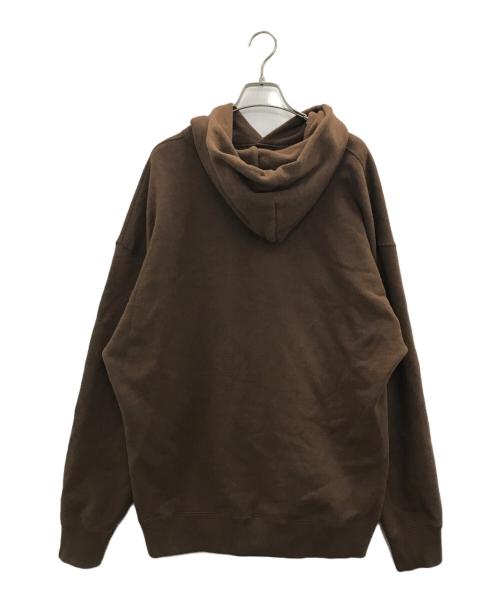 LOOPWHEELER（ループウィラー）LOOPWHEELER (ループウィラー) BEAMS (ビームス) プルオーバーパーカー ブラウン サイズ:XLの古着・服飾アイテム