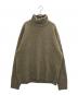 MARKA（マーカ）の古着「LOOSE NECK - extra fine wool モックネックニット」｜ベージュ