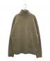 MARKA (マーカ) LOOSE NECK - extra fine wool モックネックニット ベージュ サイズ:2：11000円