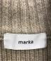 中古・古着 MARKA (マーカ) LOOSE NECK - extra fine wool モックネックニット ベージュ サイズ:2：11000円