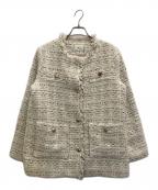 NATURAL BEAUTY BASICナチュラルビューティーベーシック）の古着「ジャケット」｜アイボリー