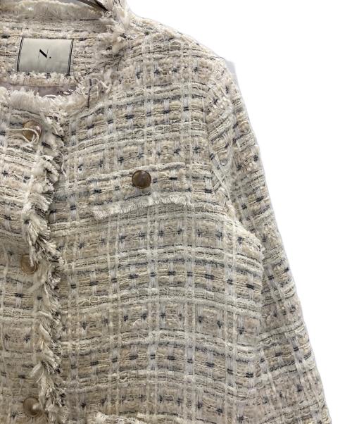 NATURAL BEAUTY BASIC（ナチュラルビューティーベーシック）NATURAL BEAUTY BASIC (ナチュラルビューティーベーシック) ジャケット アイボリー サイズ:Ｍの古着・服飾アイテム