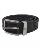 LOUIS VUITTONルイ ヴィトン）の古着「サンチュール・ポンヌフ ブレイデッド」｜ブラウン