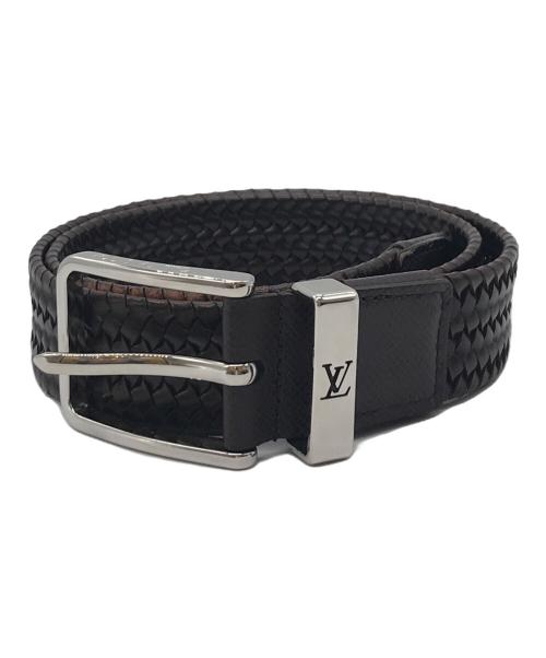 LOUIS VUITTON（ルイ ヴィトン）LOUIS VUITTON (ルイ ヴィトン) サンチュール・ポンヌフ ブレイデッド ブラウンの古着・服飾アイテム