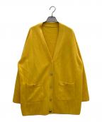 Diagramダイアグラム）の古着「カーディガン」｜イエロー