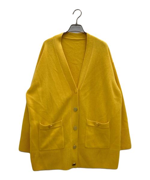 Diagram（ダイアグラム）Diagram (ダイアグラム) カーディガン イエロー サイズ:36の古着・服飾アイテム