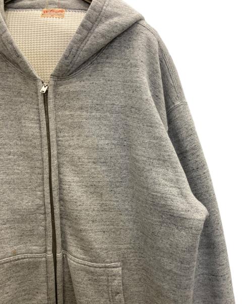 whitesville（ホワイツビル）whitesville (ホワイツビル) 裏サーマルジップパーカー グレー サイズ:XLの古着・服飾アイテム