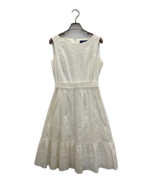 M'S GRACY（エムズグレイシー）M'S GRACY (エムズグレイシー) ノースリーブワンピース ホワイト サイズ:38の古着・服飾アイテム