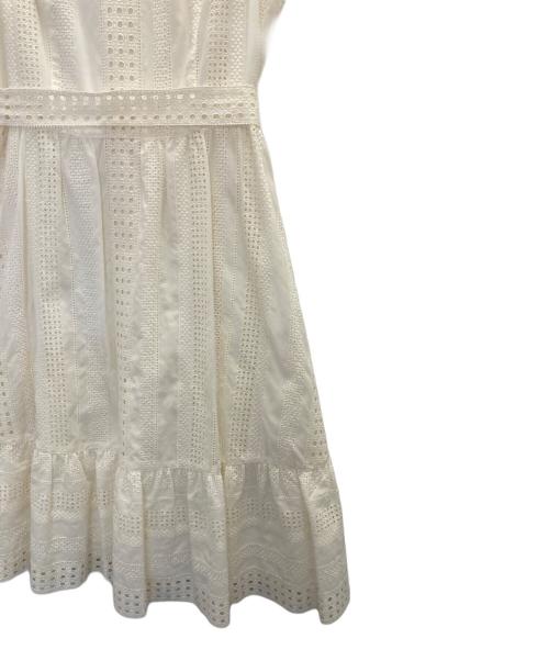 M'S GRACY（エムズグレイシー）M'S GRACY (エムズグレイシー) ノースリーブワンピース ホワイト サイズ:38の古着・服飾アイテム