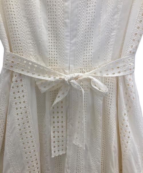 M'S GRACY（エムズグレイシー）M'S GRACY (エムズグレイシー) ノースリーブワンピース ホワイト サイズ:38の古着・服飾アイテム