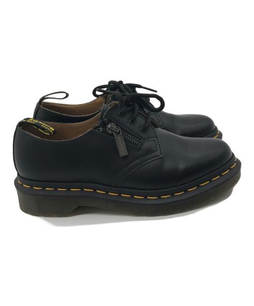 Dr.Martens（ドクターマーチン）Dr.Martens (ドクターマーチン) BEAMS (ビームス) SLANTING ZIP 2WAY 3HOLE ブラック サイズ:22の古着・服飾アイテム