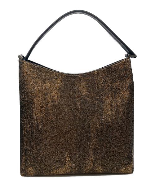 Den HAMANO（デンハマノ）Den HAMANO (デンハマノ) ハンドバッグ ゴールドの古着・服飾アイテム