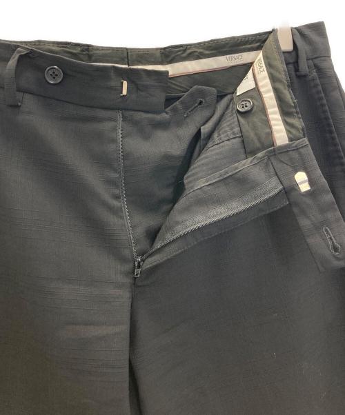 VERSACE（ヴェルサーチェ）VERSACE (ヴェルサーチェ) スラックス ネイビー サイズ:50の古着・服飾アイテム