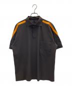 GR10Kジーアールテンケー）の古着「APED ULTRASOUND LS POLOSHIRT」｜ブラウン