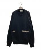 AMBUSHアンブッシュ）の古着「CREW NECK SWEAT SHIRTS」｜ブラック