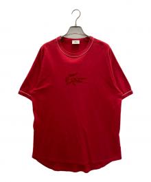 LACOSTE（ラコステ）の古着「半袖カットソー」｜レッド