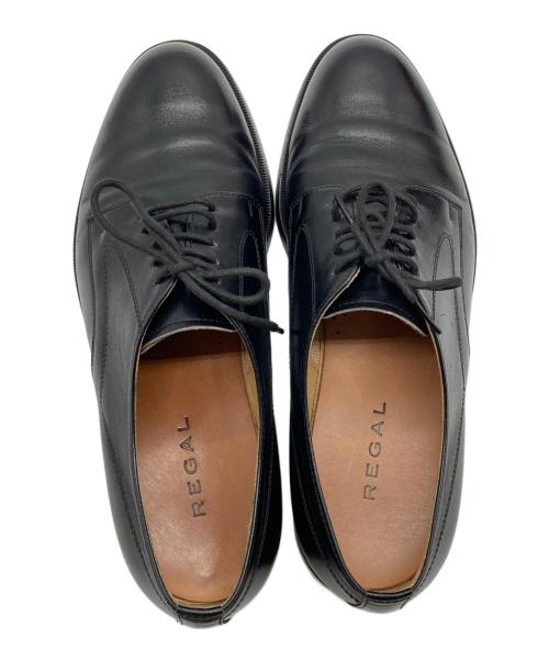 REGAL（リーガル）REGAL (リーガル) プレーントゥシューズ ブラック サイズ:24.5㎝の古着・服飾アイテム