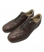 REGALリーガル）の古着「レザースニーカー」｜ブラウン