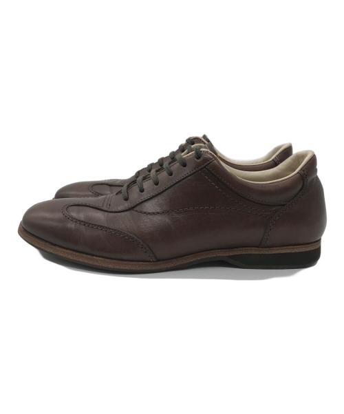 REGAL（リーガル）REGAL (リーガル) レザースニーカー ブラウン サイズ:24cmの古着・服飾アイテム