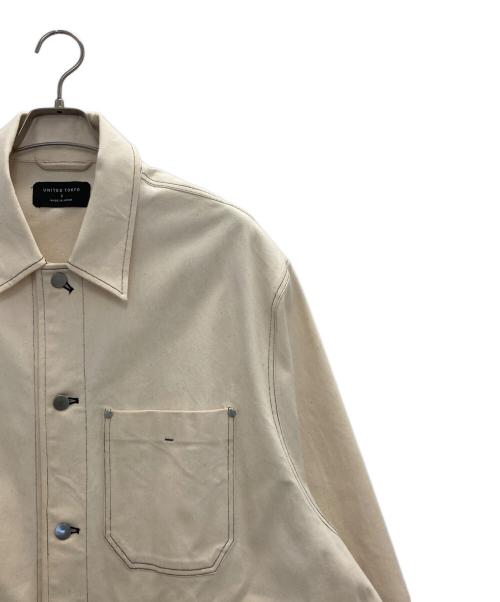 UNITED TOKYO（ユナイテッドトーキョー）UNITED TOKYO (ユナイテッドトーキョー) デニムワーカーズジャケット アイボリー サイズ:2の古着・服飾アイテム