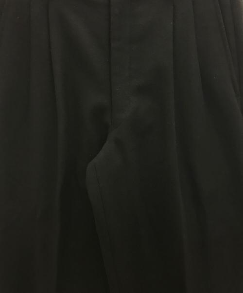 COMME des GARCONS HOMME（コムデギャルソン オム）COMME des GARCONS HOMME (コムデギャルソン オム) 2タックウールスラックスパンツ ブラック サイズ:Ｌの古着・服飾アイテム