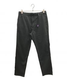 THE NORTHFACE PURPLELABEL（ザ・ノースフェイス パープルレーベル）の古着「Polyester Serge Field Pants」｜グレー