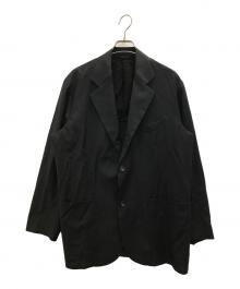 awasa（アワサ）の古着「ウールシルクテーラードジャケット」｜ブラック
