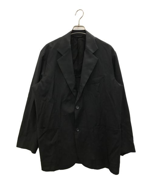 awasa（アワサ）awasa (アワサ) ウールシルクテーラードジャケット ブラック サイズ:2の古着・服飾アイテム