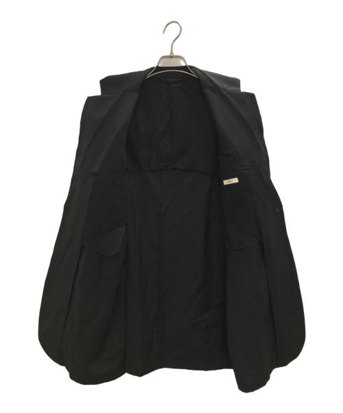awasa（アワサ）awasa (アワサ) ウールシルクテーラードジャケット ブラック サイズ:2の古着・服飾アイテム