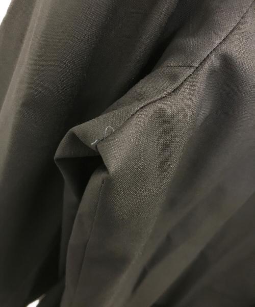 awasa（アワサ）awasa (アワサ) ウールシルクテーラードジャケット ブラック サイズ:2の古着・服飾アイテム