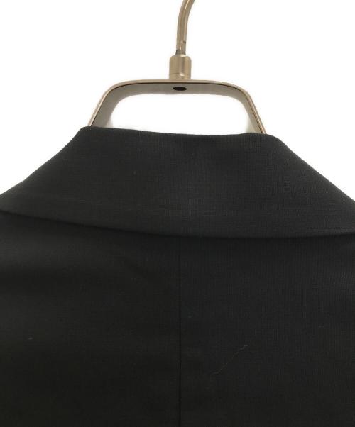 awasa（アワサ）awasa (アワサ) ウールシルクテーラードジャケット ブラック サイズ:2の古着・服飾アイテム