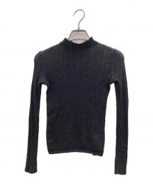 IENA（イエナ）の古着「柄編みボトルネック」｜ブラック