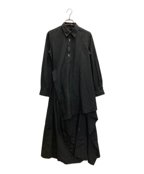 tricot COMME des GARCONS（トリココムデギャルソン）tricot COMME des GARCONS (トリココムデギャルソン) 90sデザインシャツワンピース ブラック サイズ:表記なしの古着・服飾アイテム