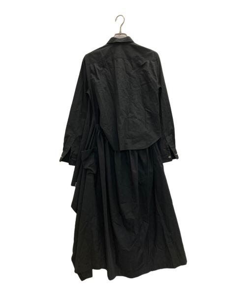 tricot COMME des GARCONS（トリココムデギャルソン）tricot COMME des GARCONS (トリココムデギャルソン) 90sデザインシャツワンピース ブラック サイズ:表記なしの古着・服飾アイテム