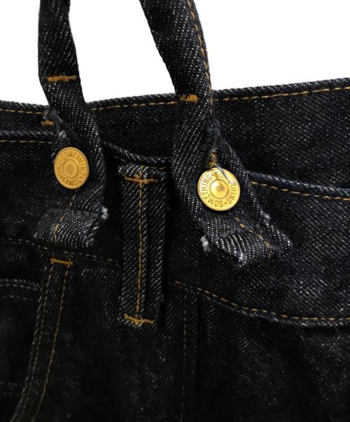 Something（サムシング）Something (サムシング) W KNEE SALOPETTE インディゴ サイズ:FREEの古着・服飾アイテム