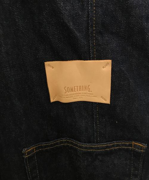 Something（サムシング）Something (サムシング) W KNEE SALOPETTE インディゴ サイズ:FREEの古着・服飾アイテム