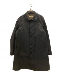 JOHNBULL（ジョンブル）の古着「ステンカラーコート」｜ブラック