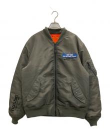 AVIREX（アヴィレックス）の古着「ピンナップガールMA-1ジャケット」｜グリーン