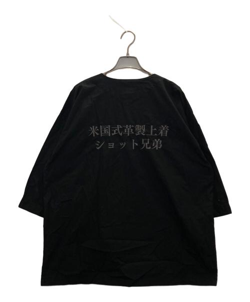 Schott（ショット）Schott (ショット) DABO SHIRT ADVERTISEMENT ブラック サイズ:XLの古着・服飾アイテム