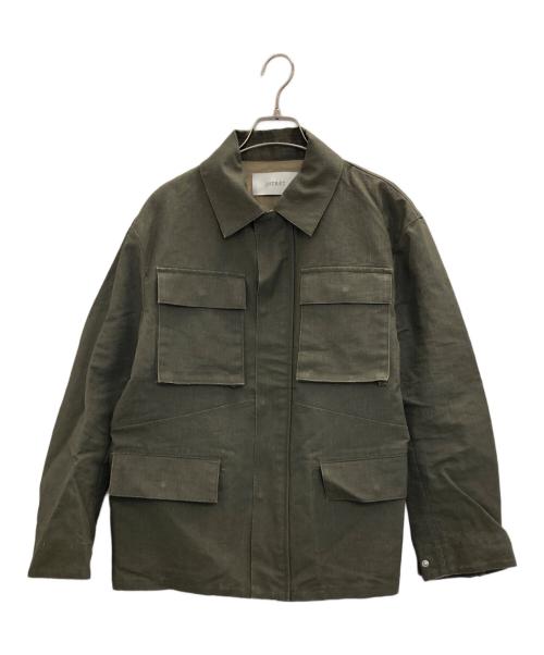 ASTRAET（アストラット）ASTRAET (アストラット) リネンジャケット グレー サイズ:表記無しの古着・服飾アイテム