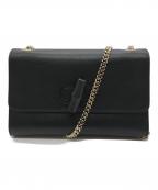 GUCCIグッチ）の古着「バンブーチェーンショルダーバッグ」｜ブラック