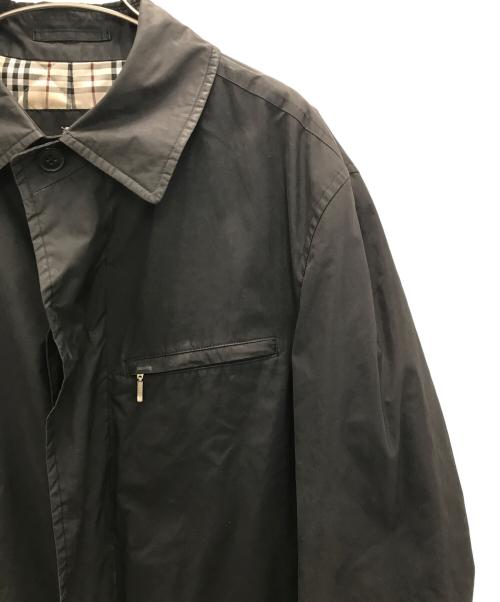 BURBERRY BLACK LABEL（バーバリーブラックレーベル）BURBERRY BLACK LABEL (バーバリーブラックレーベル) ステンカラーコート ブラック サイズ:Ｌの古着・服飾アイテム