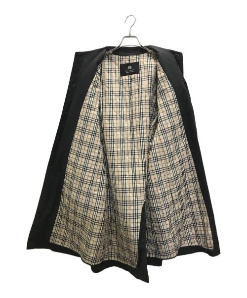 BURBERRY BLACK LABEL（バーバリーブラックレーベル）BURBERRY BLACK LABEL (バーバリーブラックレーベル) ステンカラーコート ブラック サイズ:Ｌの古着・服飾アイテム