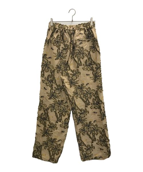 MAISON SPECIAL（メゾンスペシャル）MAISON SPECIAL (メゾンスペシャル) アロハカットジャガードワンタックワイドパンツ ベージュ サイズ:01の古着・服飾アイテム