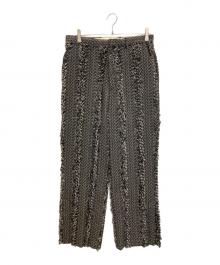 MAISON SPECIAL（メゾンスペシャル）の古着「Dress-Fit Slit Straight Pants」｜グレー