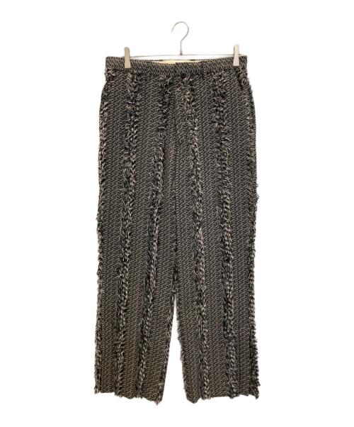 MAISON SPECIAL（メゾンスペシャル）MAISON SPECIAL (メゾンスペシャル) Dress-Fit Slit Straight Pants グレー サイズ:1の古着・服飾アイテム