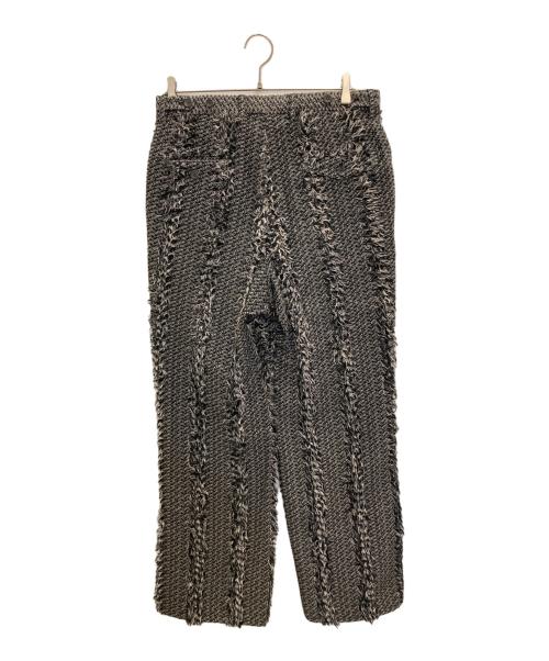 MAISON SPECIAL（メゾンスペシャル）MAISON SPECIAL (メゾンスペシャル) Dress-Fit Slit Straight Pants グレー サイズ:1の古着・服飾アイテム